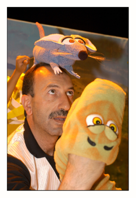 عرض مسرحية "مغامرات خضرا" في مسرح وسينماتك القصبة