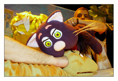 عرض مسرحية "مغامرات خضرا" في مسرح وسينماتك القصبة