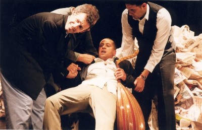 A Performance of a Play "Stories Under Occupation" at al-Kasaba Theatre and Cinemathique 