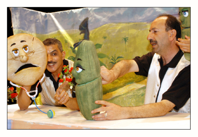 عرض مسرحية "مغامرات خضرا" في مسرح وسينماتك القصبة