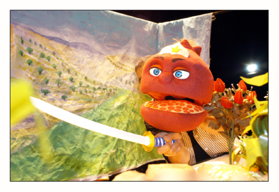 عرض مسرحية "مغامرات خضرا" في مسرح وسينماتك القصبة