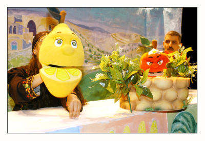 عرض مسرحية "مغامرات خضرا" في مسرح وسينماتك القصبة