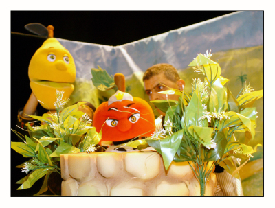 عرض مسرحية "مغامرات خضرا" في مسرح وسينماتك القصبة