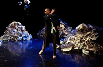 A Performance of a Play "Stories Under Occupation" at al-Kasaba Theatre and Cinemathique 