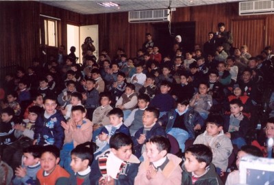 A theatrical performance for children; performed by Al-Kasaba Theatre and Cinematheque in the Old City of Nablus