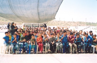 عرض مسرحي للأطفال لمسرح وسينماتك القصبة في مدينة الخليل