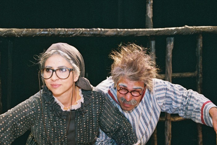 A Photograph from a Play Hosted by Al Kasaba Theater and Cinemathque