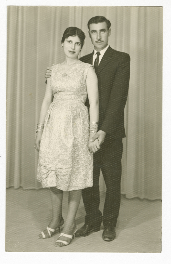 Yasser Amro and His Wife, Bethlehem, 1960- 1969