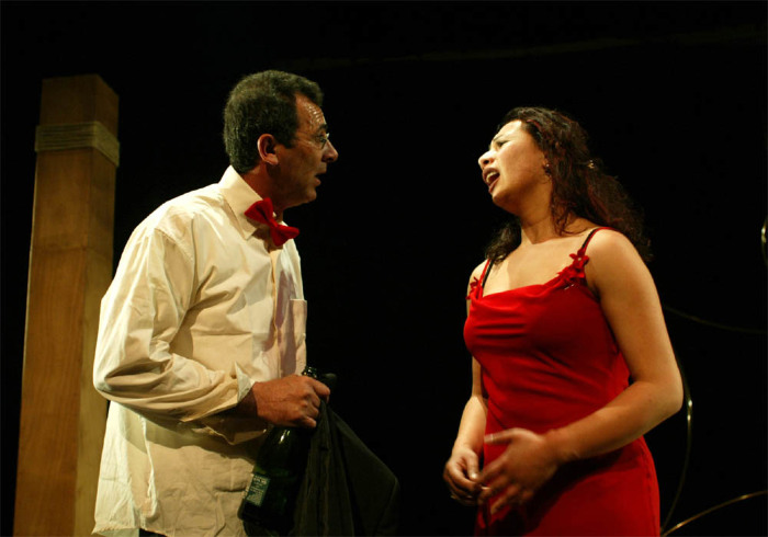 The theatrical performance of 