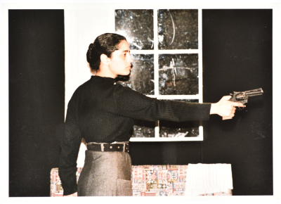 The theatrical performance of "Death and the Maiden" at Al-Kasaba Theatre and Cinematheque