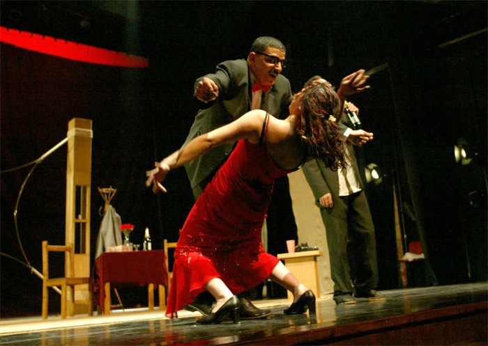 The theatrical performance of 