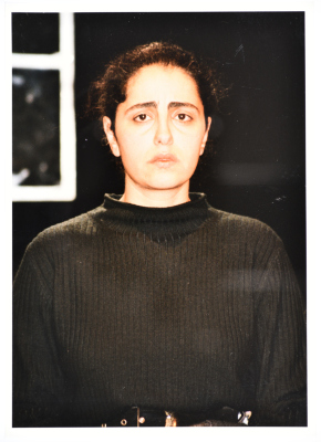 The theatrical performance of "Death and the Maiden" at Al-Kasaba Theatre and Cinematheque