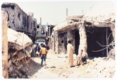 A Destroyed Alley, Shatila Camp, 1980- 1989