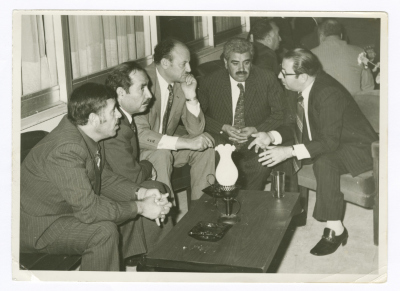 Yasser Amro with Members of the Syrian Ba’ath  Party and the Arab Nationalist Movement, 1969 