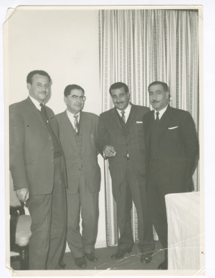 أعضاء من مجلس النواب الأردني، عمّان، 1963