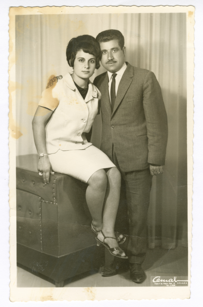 Fayez Sweiti and His Wife Basma Sweiti, 1964- 1965