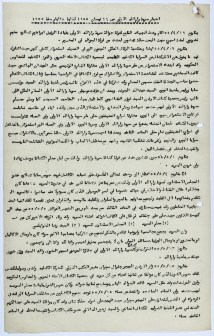 News on Sareyyet Ramallah-First Ramallah Group (FRG)