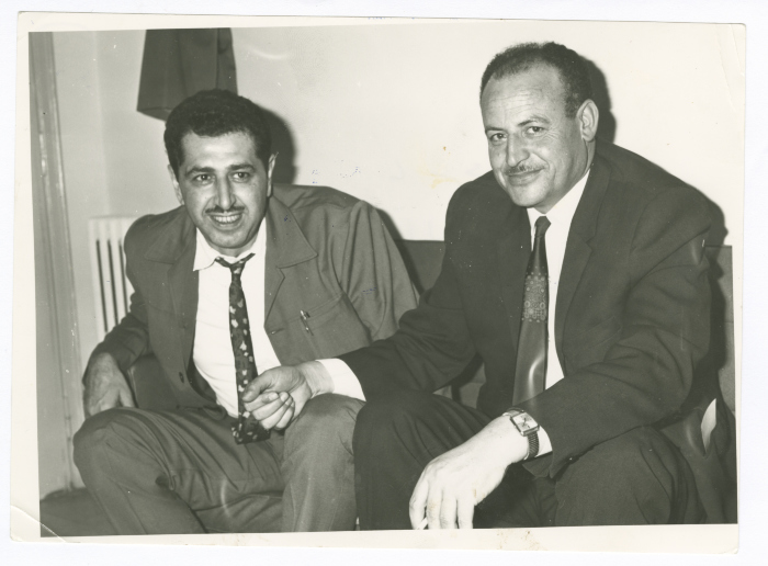 ياسر عمرو وخالد الحسن، بيروت، 1969