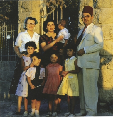 Jeries Abu Rummaneh and his family