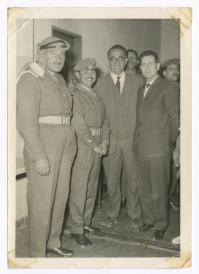 Jeries Abu Rummaneh and Jordanian Officers