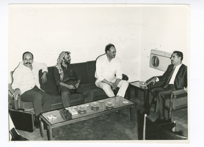 زيارة وفد من منظمة التحرير الفلسطينية لبغداد، 1970
