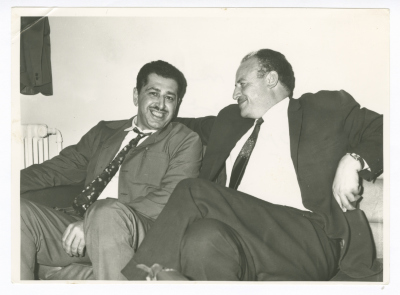 ياسر عمرو وخالد الحسن، بيروت، 1969