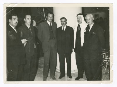 ياسر عمرو وزملاؤه الأعضاء بمجلس النواب الأردني، عمّان، 1963