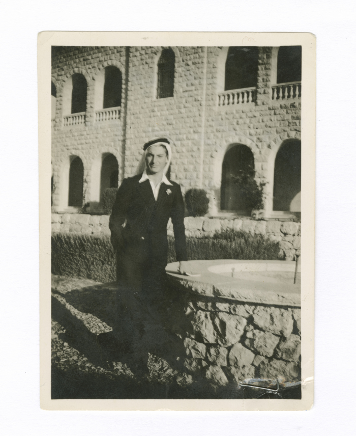 Yasser Amro's Friend, Dura School, 1947