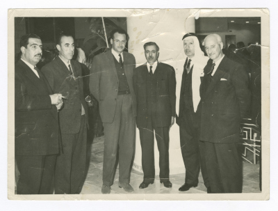 ياسر عمرو وزملاؤه الأعضاء بمجلس النواب الأردني، عمّان، 1963