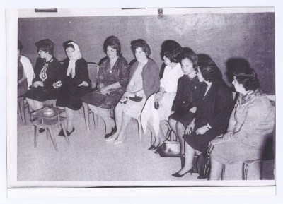 ألين أبو رمانة برفقة زوجات رؤوساء القناصل