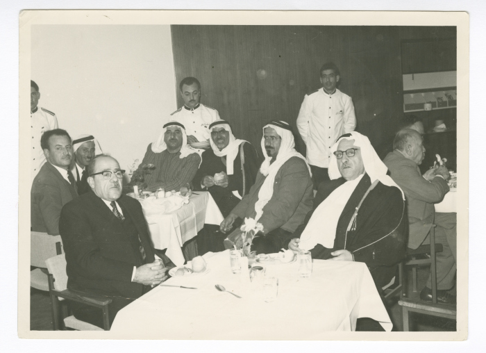 Yasser Amro and His Colleague Members of the Jordanian House of Representatives, Amman, 1963
