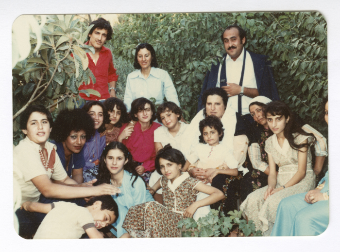 Members of Kayed Baryoush's Family and the Amro Family, Amman, 1975- 1979