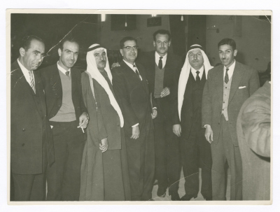 ياسر عمرو وزملاؤه الأعضاء بمجلس النواب الأردني، عمّان، 1963