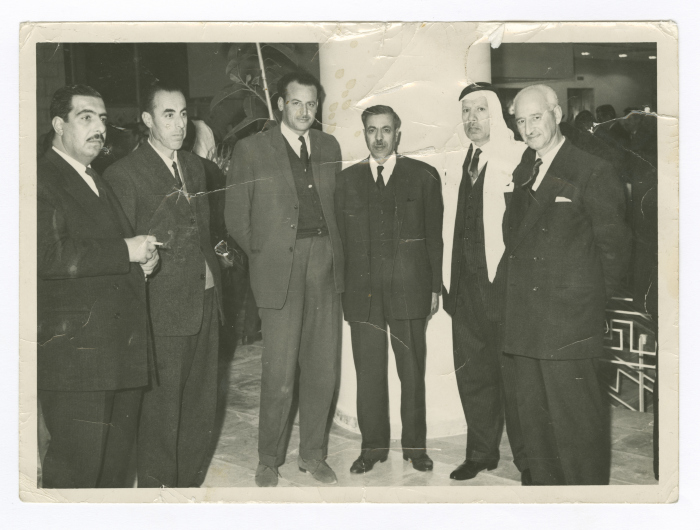 ياسر عمرو وزملاؤه الأعضاء بمجلس النواب الأردني، عمّان، 1963
