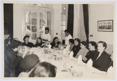 The feminist activist Dr. Durayya Shafiq in Jerusalem