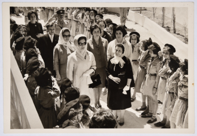 Zalekha Shuhabi welcomes Queen Zein al-Sharaf in Jerusalem