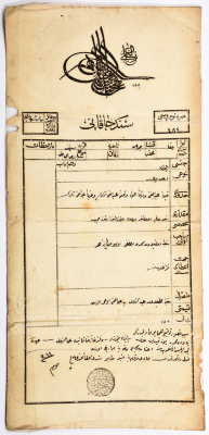 Ottoman Permanent Lease of State-Owned Arable (Tapu) 