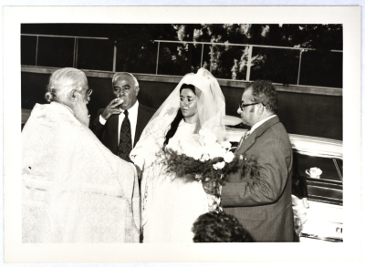 A Photograph of Nahla and Nazih Qura