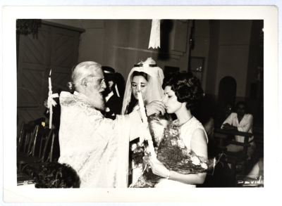 A Photograph of Nahla and Nazih Qura