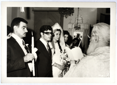 A Photograph of Nahla and Nazih Qura