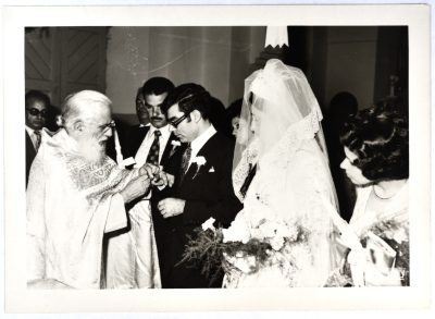 A Photograph of Nahla and Nazih Qura