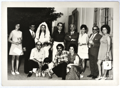 A Photograph of Nahla and Nazih Qura