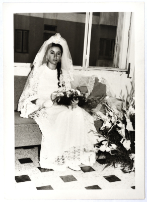 A Photograph of Nahla and Nazih Qura