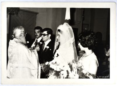 A Photograph of Nahla and Nazih Qura