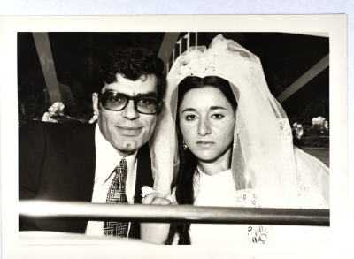 A Photograph of Nahla and Nazih Qura