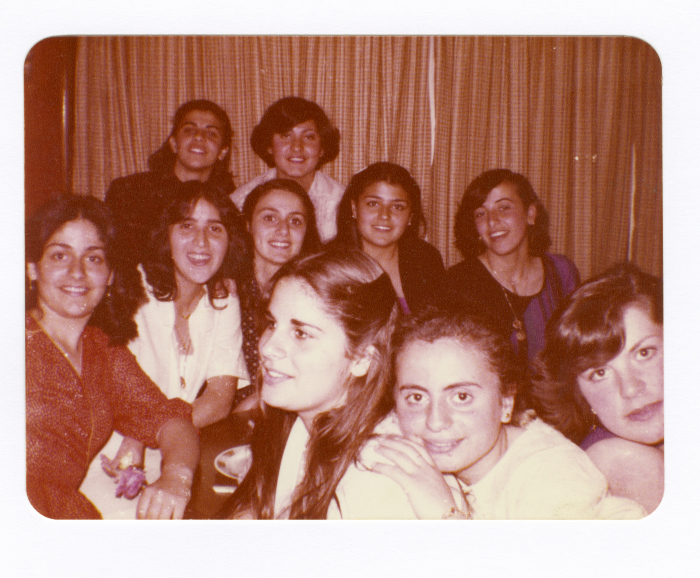 Nisreen Amro with Her Friends, Amman, 1979- 1981