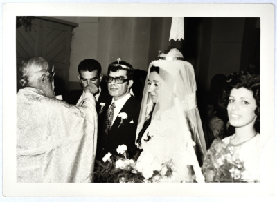 A Photograph of Nahla and Nazih Qura