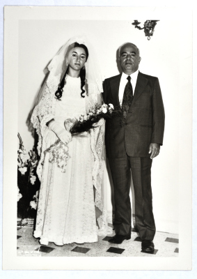 A Photograph of Nahla and Nazih Qura