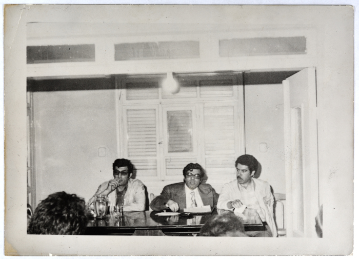Nazih Qura at a Lecture in Libya on the Cause of Palestine