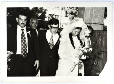 A Photograph of Nahla and Nazih Qura